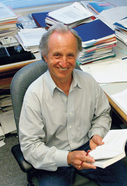 Capecchi at desk